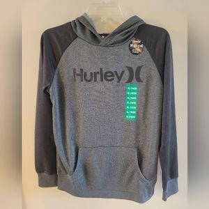 Hurley Youth Pullover Hoodie Size XL 18/20. Gray. New